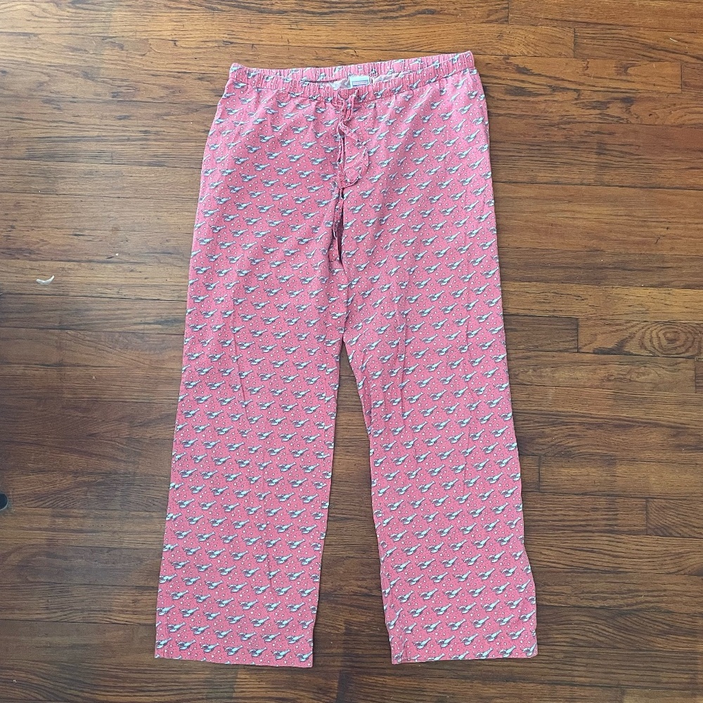 Vineyard Vines Pink Whale Pajama Pants